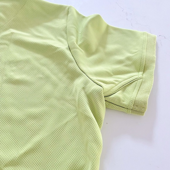NWT! Bally Lime Green Polo Full Zip Shirt (EU 46) - Picture 5 of 5